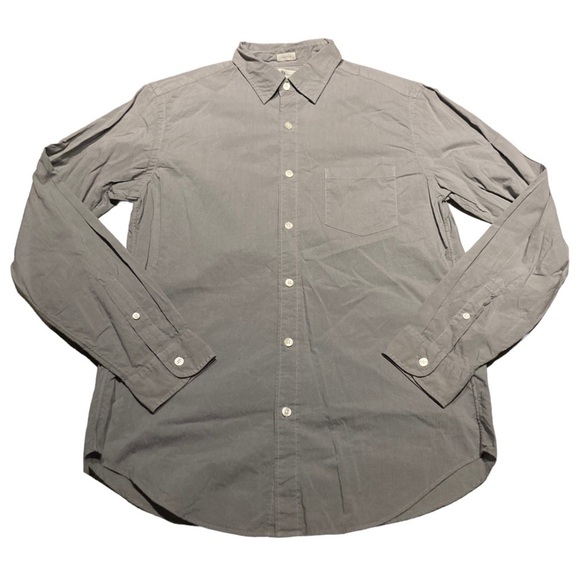 Nwt - J. Crew Men’s Long Sleeve Collared Button Up Shirt - Picture 1 of 11